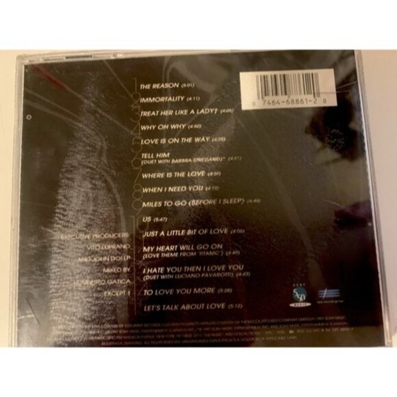 Celine Dion Lets Talk About Love CD 1997 Featuring My Heart Will Go On - Picture 2 of 3